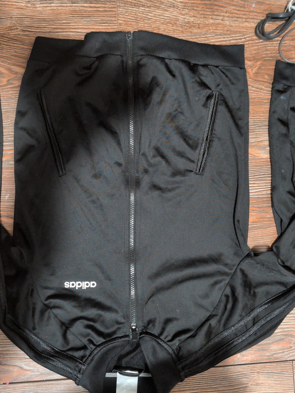 adidas Black Full‑Zip Men's Track Jacket